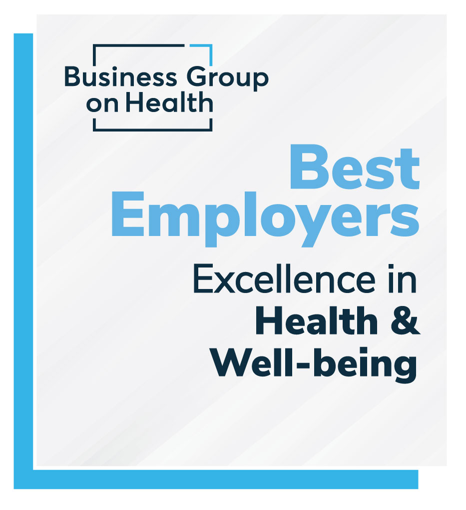 Best Employers Excellence in Health and Well-being Badge