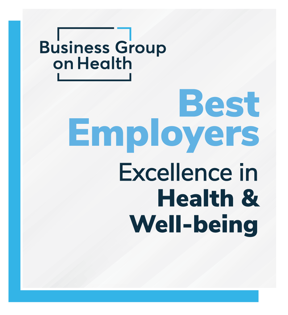Best Employers Excellence in Health & Well-being Badge