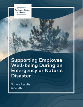 Survey Results: Supporting Employee Well-being During an Emergency or Natural Disaster report cover