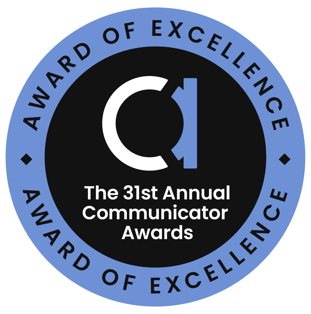 31st Annual Communicator Award of Excellence badge
