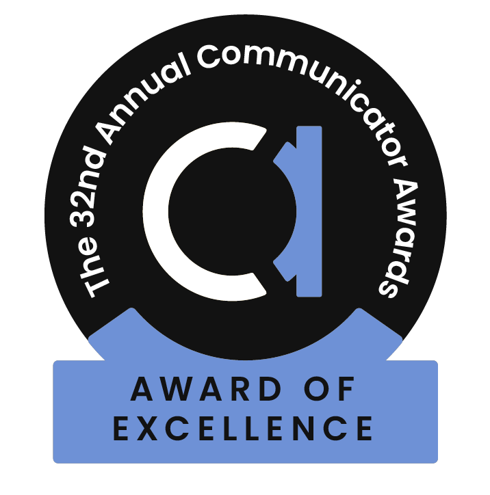 31st Annual Communicator Award of Excellence badge;
