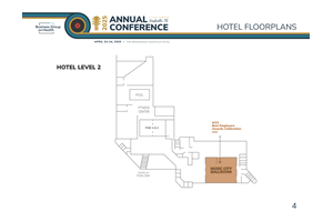 Renaissance Nashville Hotel Level 2 Floorplan