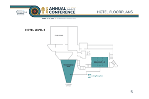 Renaissance Nashville Hotel Level 3 Floorplan