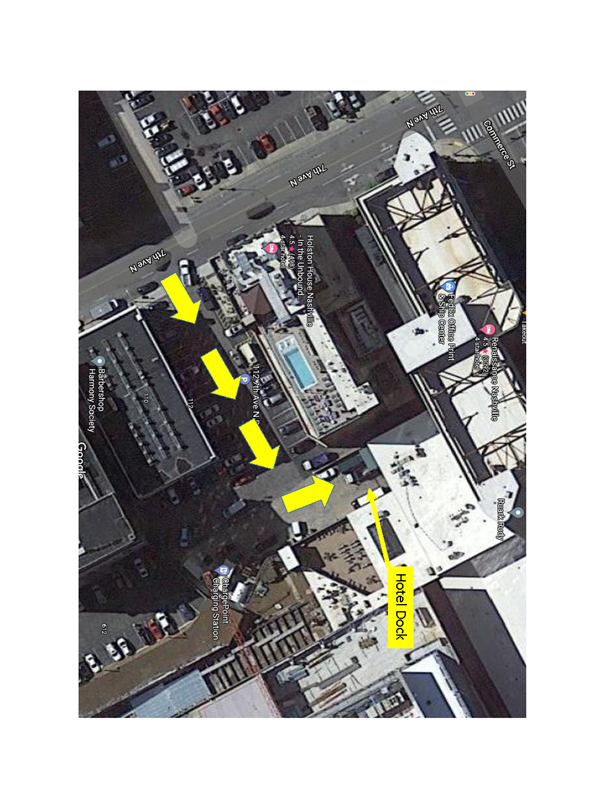 Renaissance Hotel Loading Dock Directions