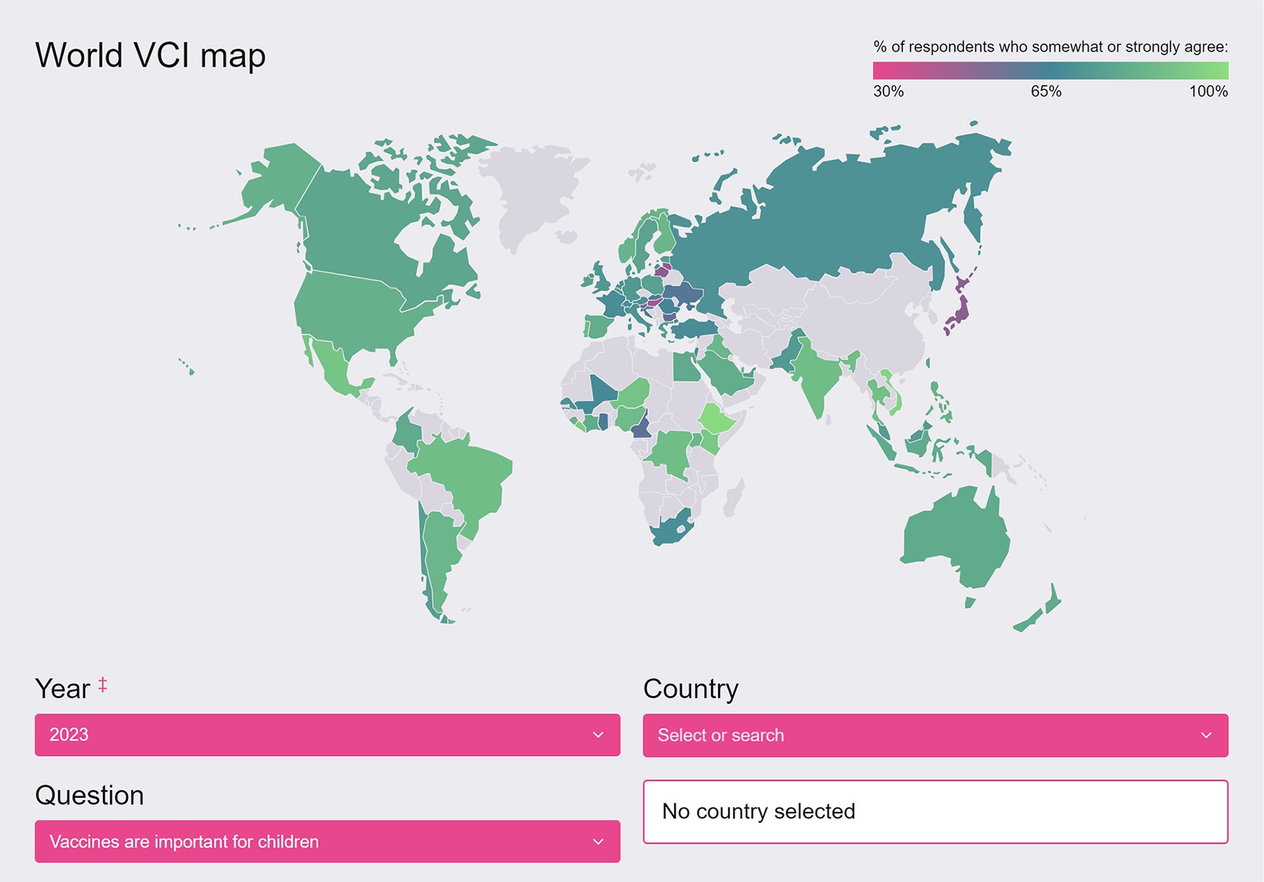 Global VCI Map